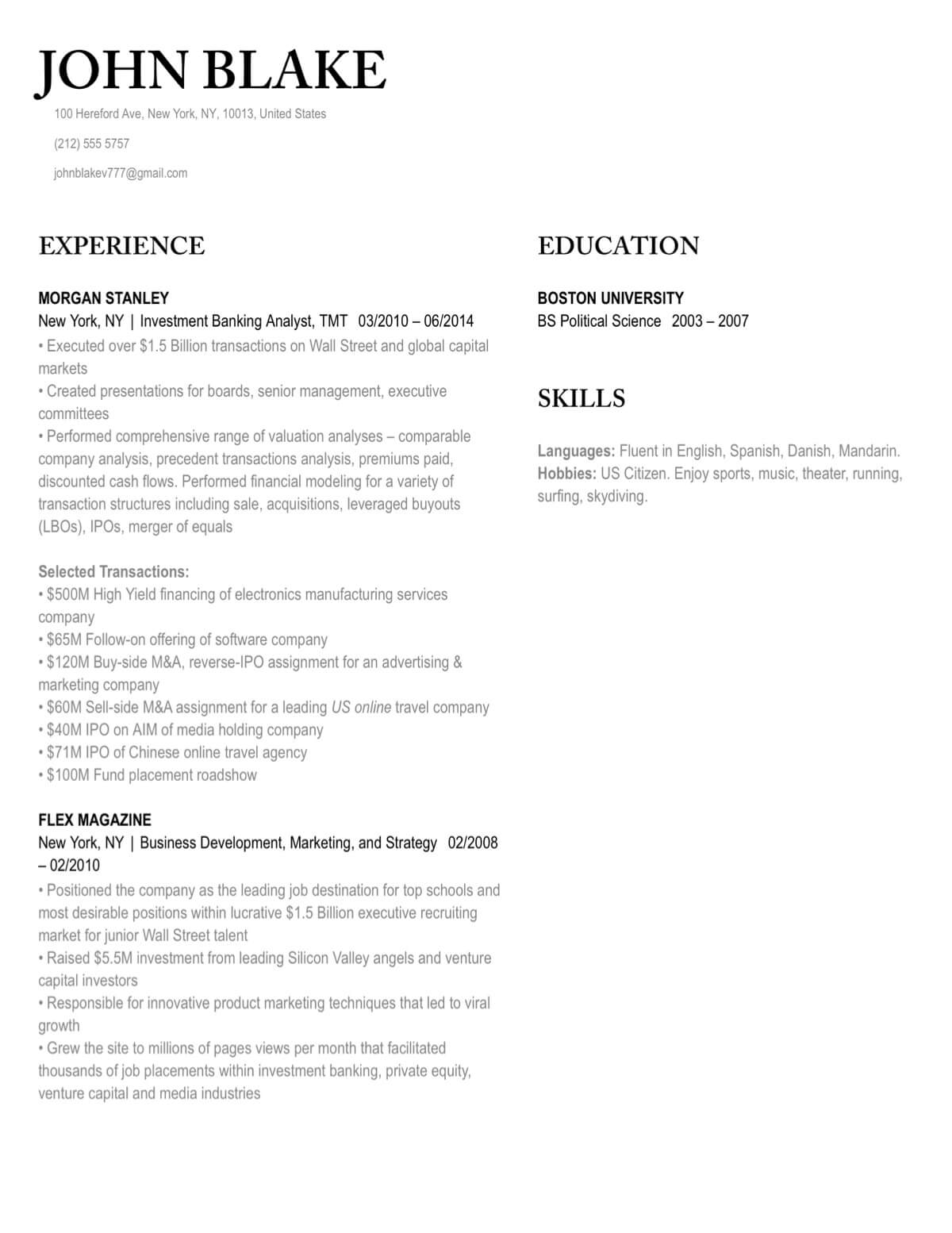 Design Your Future Resume
