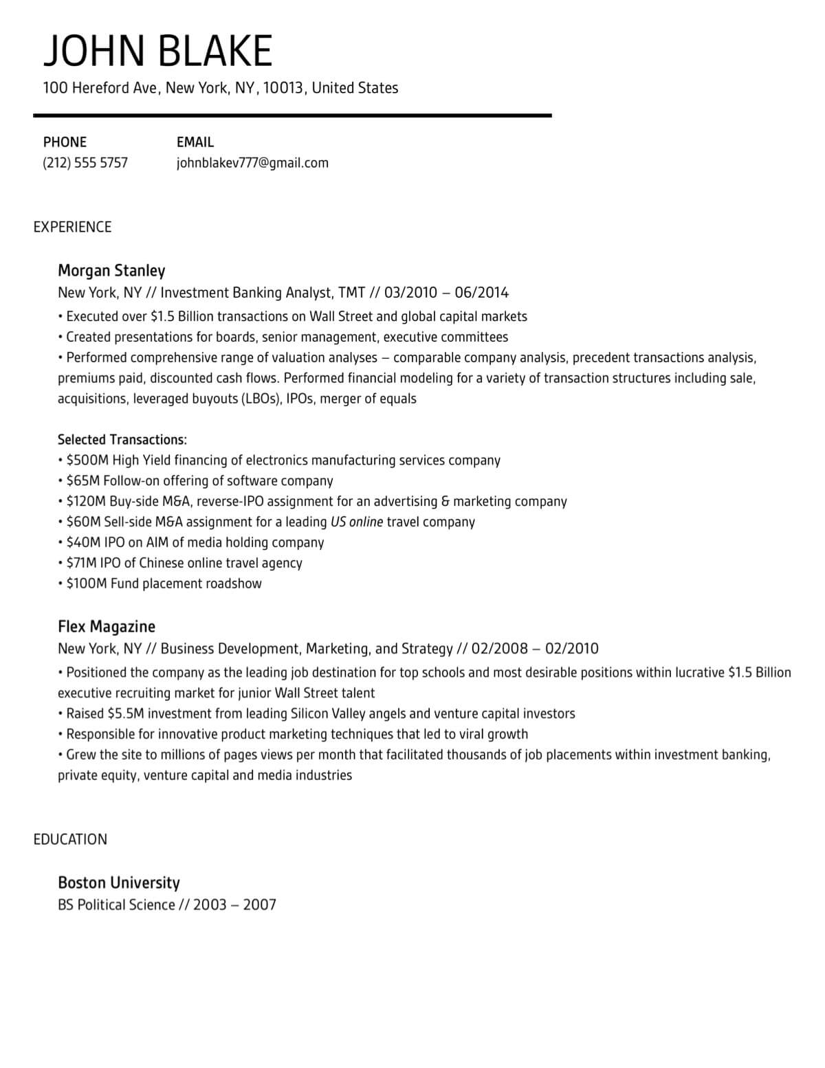 Design Your Future Resume