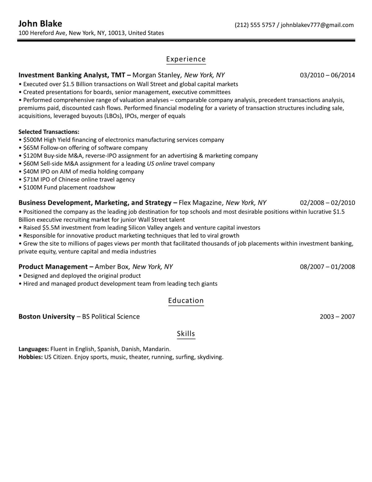 Design Your Future Resume