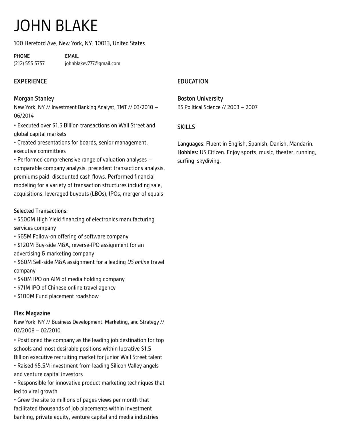 Design Your Future Resume