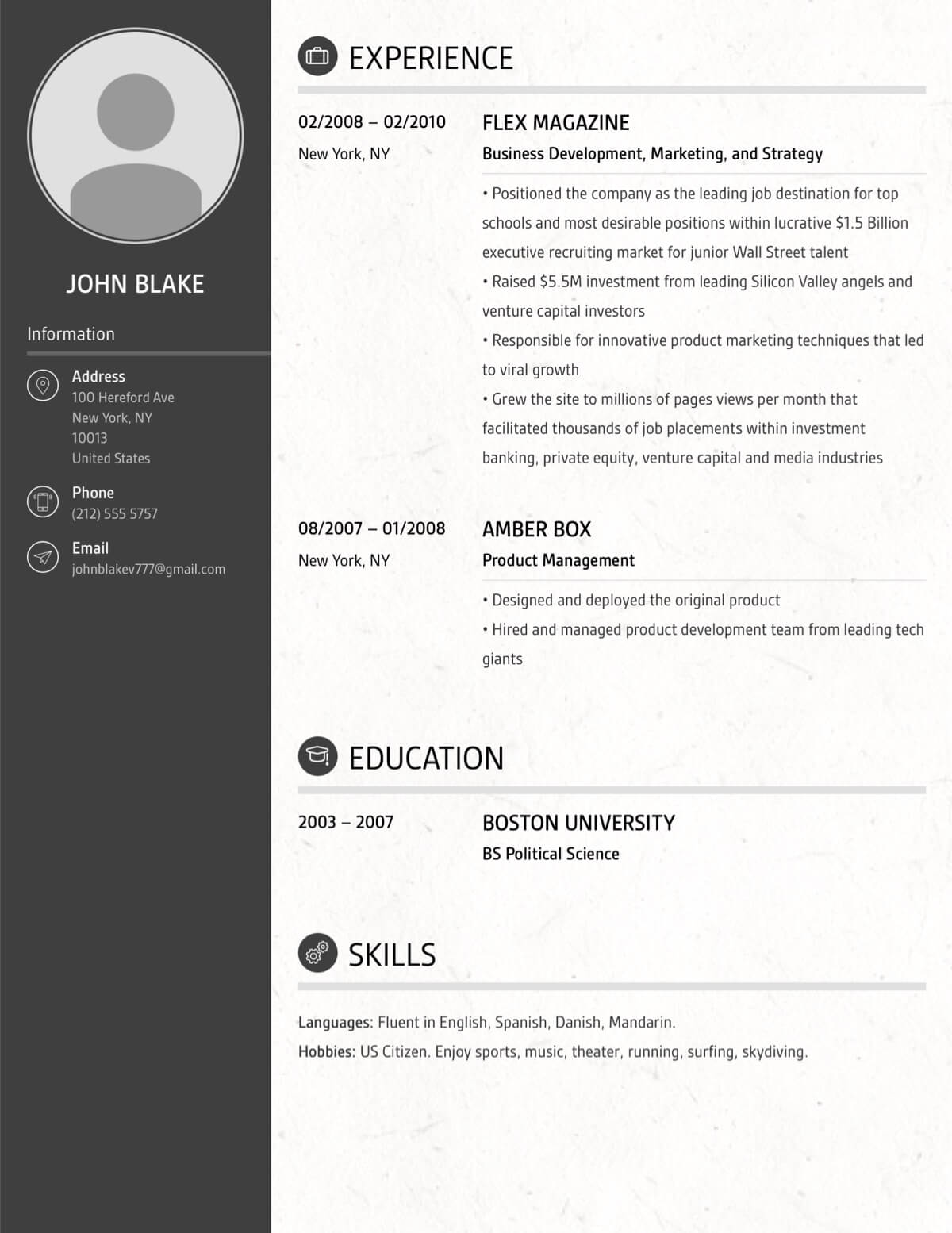 Design Your Future Resume