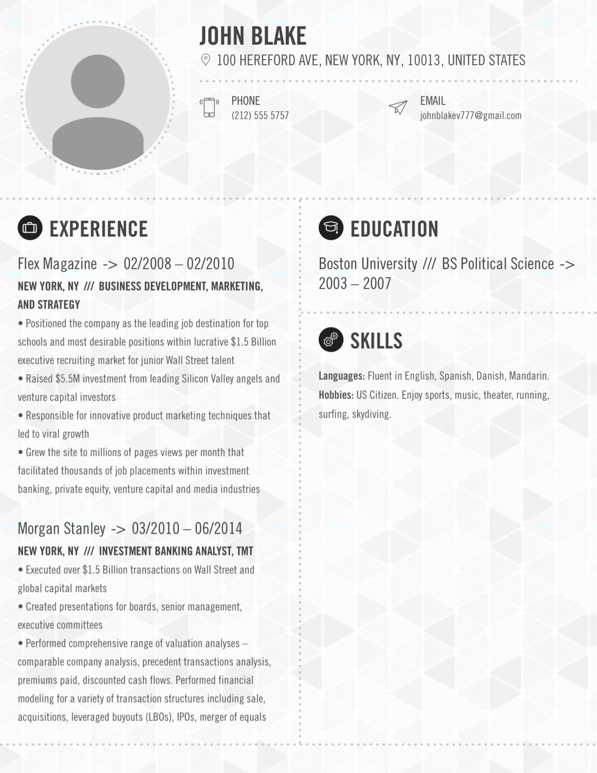 Design Your Future Resume