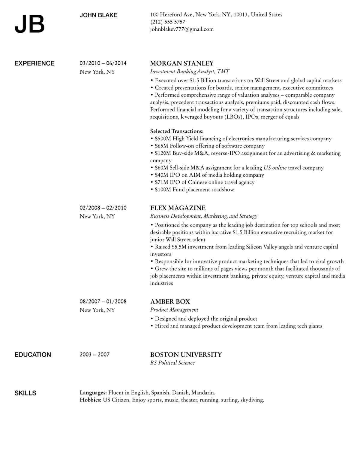 Design Your Future Resume